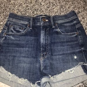 Mother High Rise Jean Shorts